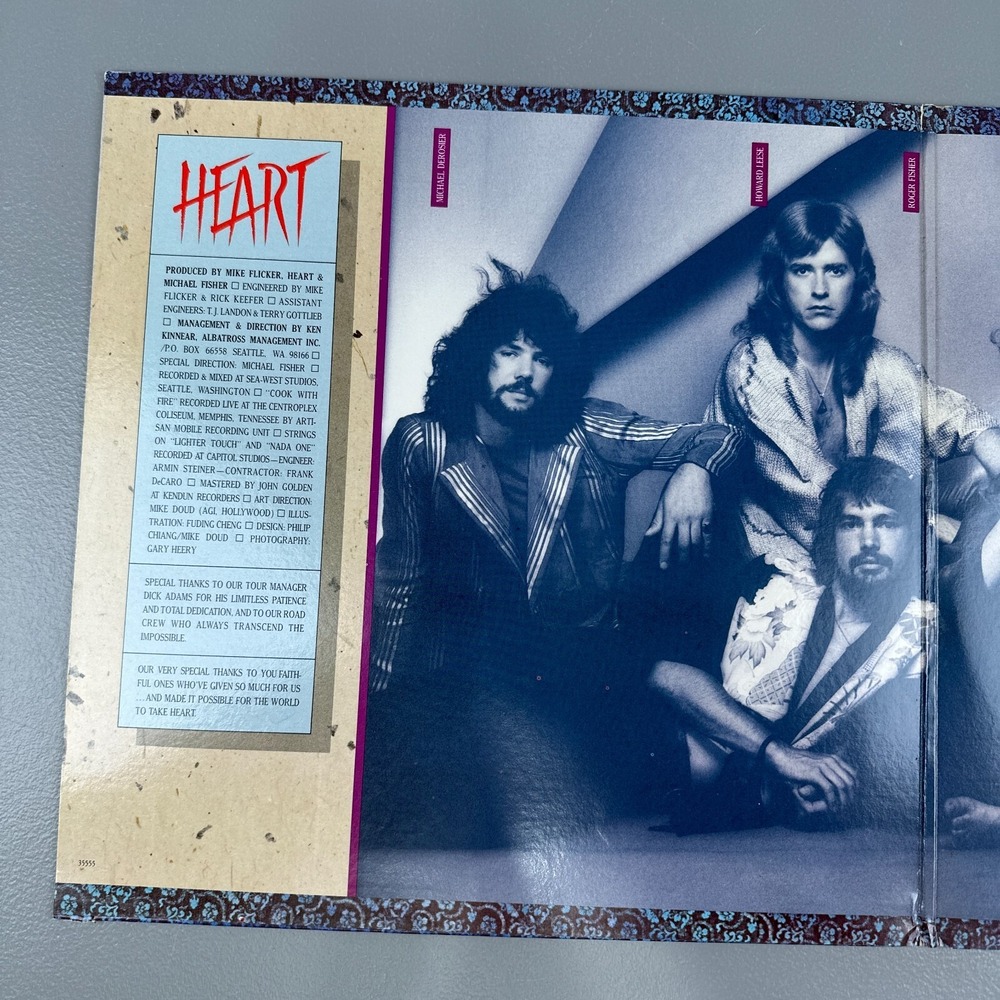 Heart Dog & Butterfly Album Vinyl Record LP 1978 Portrait Gatefold PBL-35555-IA - Picture 12 of 15